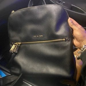 Black Michael Kors backpack